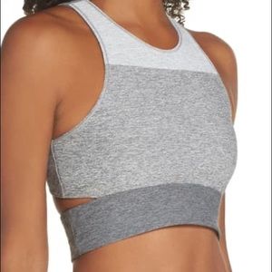 NWOT Outdoor Voices Tri-tone slashback crop